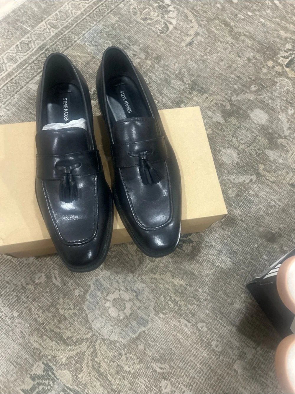 Steve Madden polished leather